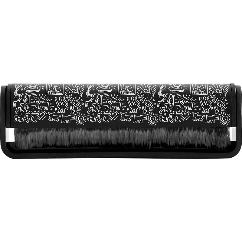 Foto van Am clean sound keith haring vinyl brush antistatische vinylborstel