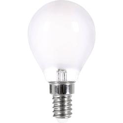 Foto van Lightme lm85267 led-lamp energielabel f (a - g) e14 kogel 4 w = 40 w warmwit (ø x l) 45 mm x 75 mm dimbaar, filament / retro-led 1 stuk(s)