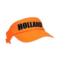Foto van Holland supporter zonneklep / pet oranje voor koningsdag en ek / wk fans - verkleedhoofddeksels