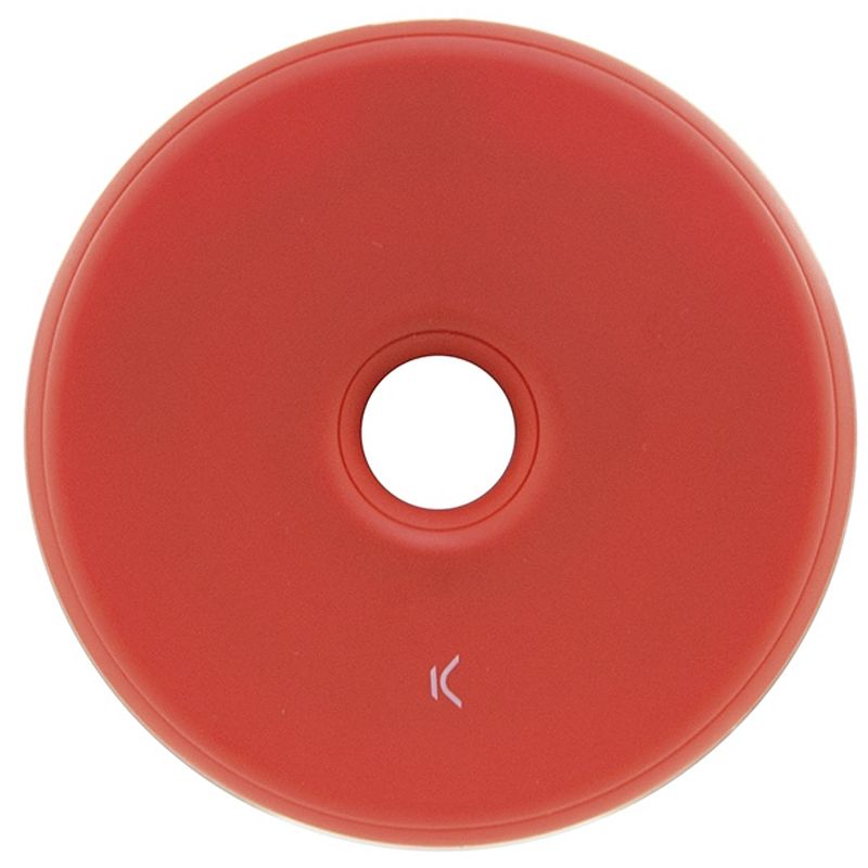 Foto van Ksix mini draadloze oplader 5w rood