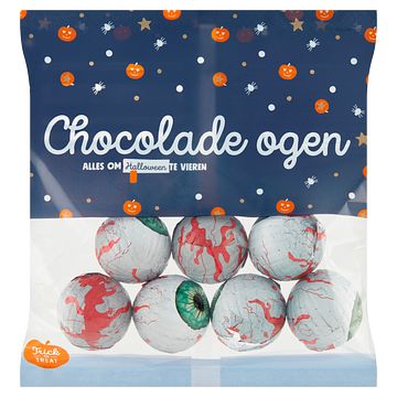 Foto van Halloween chocolade ogen los verpakt 100g bij jumbo