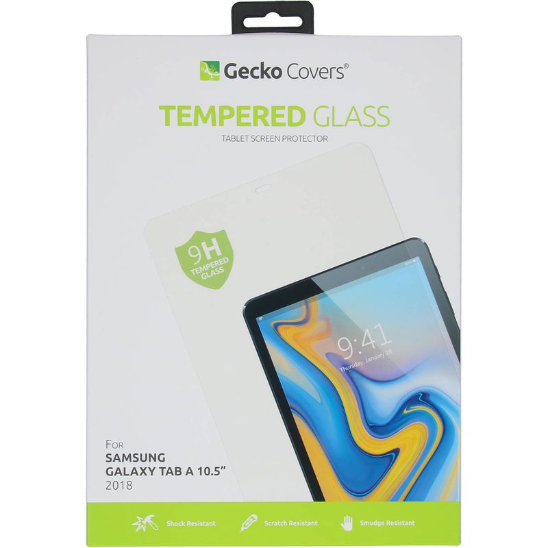 Foto van Gecko covers tempered glass screenprotector voor de samsung galaxy tab a 10.5 (2018)