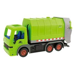 Foto van Toi-toys vuilniswagen groen 33cm