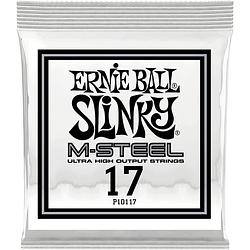 Foto van Ernie ball 10117 .017 slinky m-steel losse snaar voor elektrische gitaar