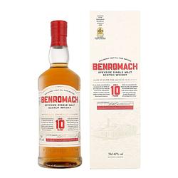 Foto van Benromach 10 years 70cl whisky + giftbox
