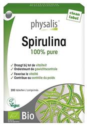 Foto van Physalis spirulina tabletten bio