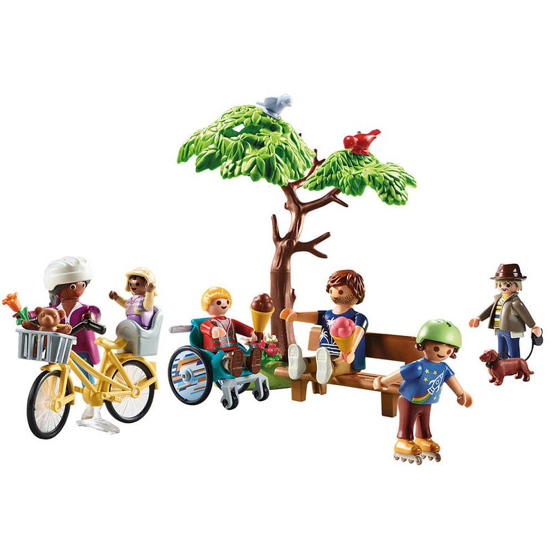 Foto van Playmobil city life in het stadspark 70542