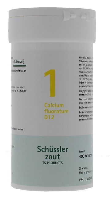 Foto van Pfluger celzout 01 calcium fluoratum d12 tabletten