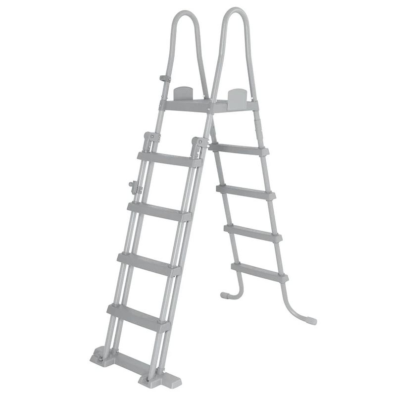 Foto van Bestway flowclear zwembadladder met 4 treden 132 cm