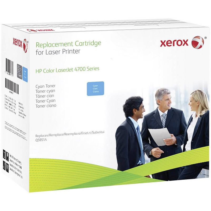 Foto van Xerox 003r99737 tonercassette vervangt hp 643a, q5951a cyaan 11600 bladzijden compatibel toner