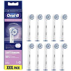 Foto van Oral-b sensitive clean opzetborstel voor elektrische tandenborstel 10 stuk(s) wit