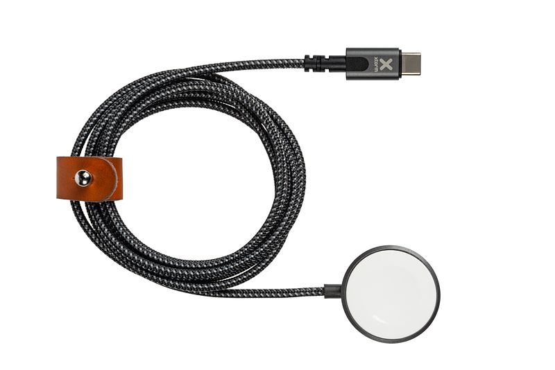 Foto van Xtorm powerstream laadkabel voor apple watch (1,5m) powerbank zwart