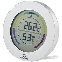 Foto van Renkforce thermo- en hygrometer zilver