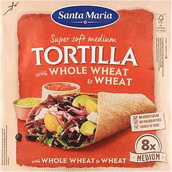 Foto van Santa maria tortilla wraps tarwe & volkorentarwe m 8 stuks bij jumbo