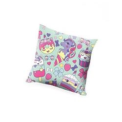 Foto van Kids licensing kussen cupcake meisjes 45 x 45 cm polyester roze