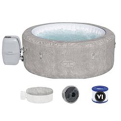 Foto van Bestway - jacuzzi - lay-z-spa - zurich - opblaasbaar - bubbelbad - incl. toebehoren - ø180cm