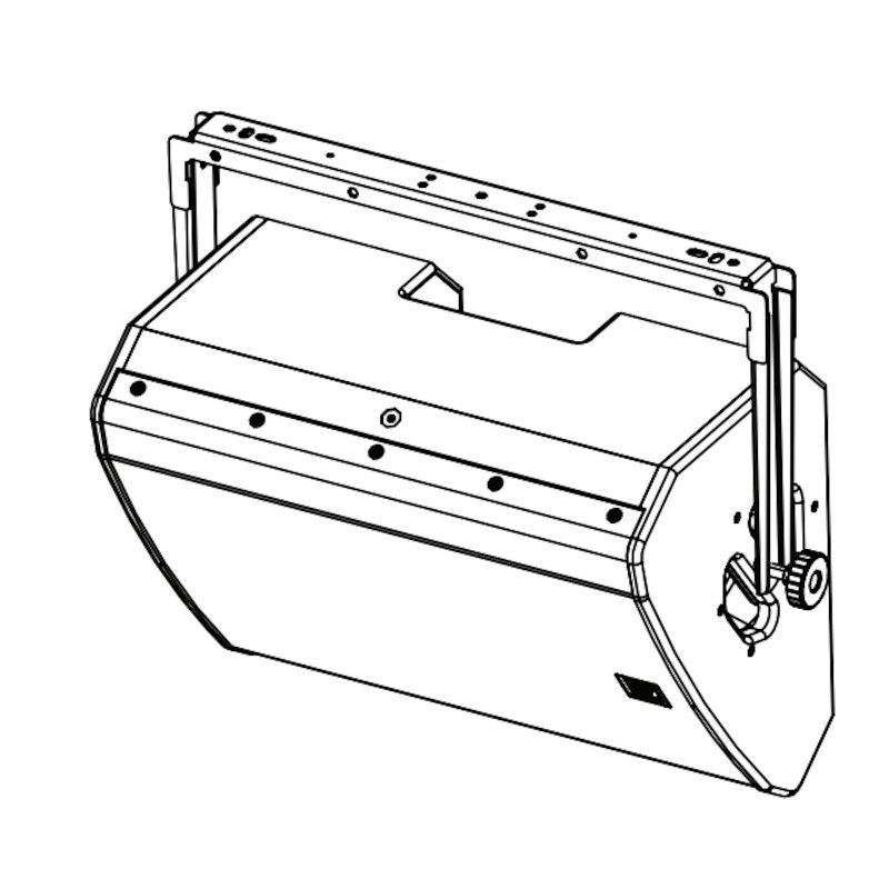 Foto van Electro-voice mfx-ub600-b speaker-beugel voor mfx-15mc 600mm zwart