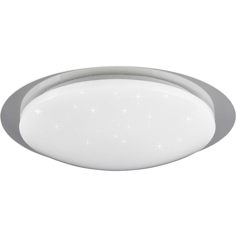 Foto van Led plafondlamp - plafondverlichting - trion bolbi - 18w - aanpasbare kleur - rgbw - afstandsbediening - dimbaar - rond