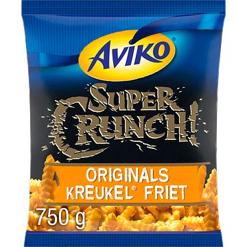 Foto van Aviko supercrunch originals kreukel friet 750g bij jumbo