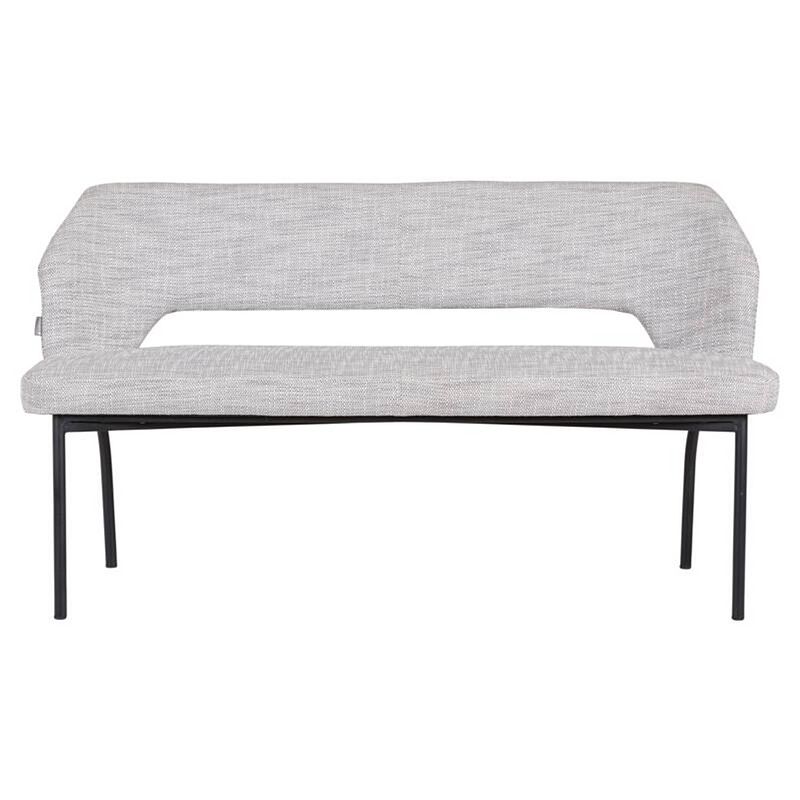 Foto van Must living bench bloom 150,86x150x57 cm, polaris light grey