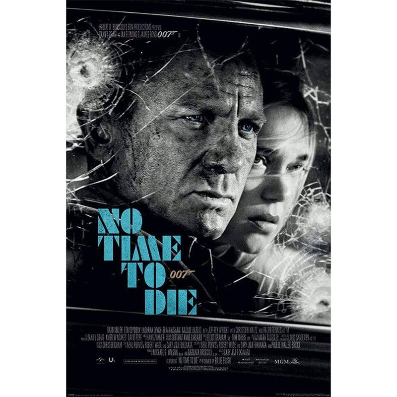 Foto van Pyramid james bond no time to die noir poster 61x91,5cm