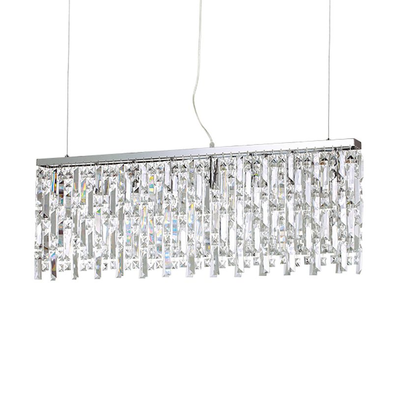 Foto van Ideal lux - elisir - hanglamp - metaal - g9 - chroom