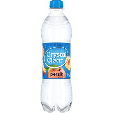 Foto van Crystal clear sparkling peach fles 0,5l bij jumbo