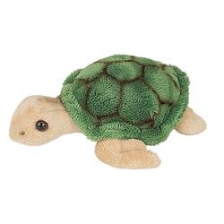 Foto van Pluche knuffel dieren zeeschildpad van 15 cm - knuffel zeedieren