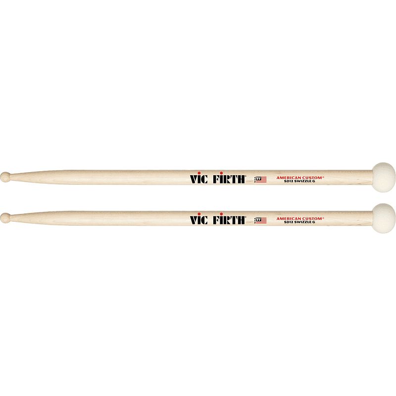 Foto van Vic firth american custom maple sd12 swizzle general drumstokken