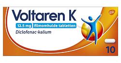 Foto van Voltaren k 12,5 mg pijnstiller filmomhulde tabletten diclofenac-kalium
