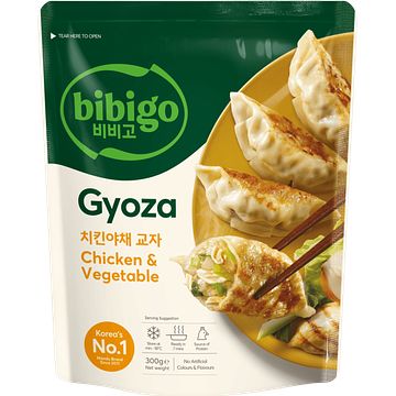 Foto van Bibigo gyoza chicken & vegetable 300g bij jumbo