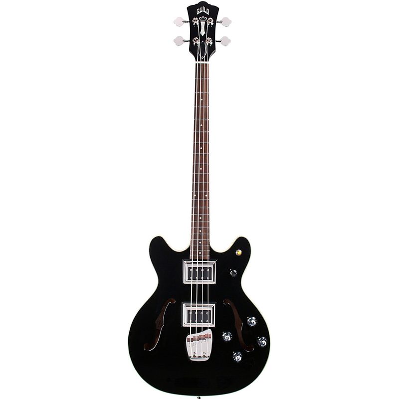 Foto van Guild newark st. collection starfire bass ii black semi-akoestische basgitaar