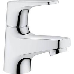 Foto van Handwaskraan voor één vloeistof - grohe start flow - maat xs - chroom - waterbesparend - 20577000