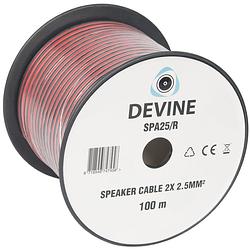 Foto van Devine spa25/r speakerkabel 100 meter (rol)