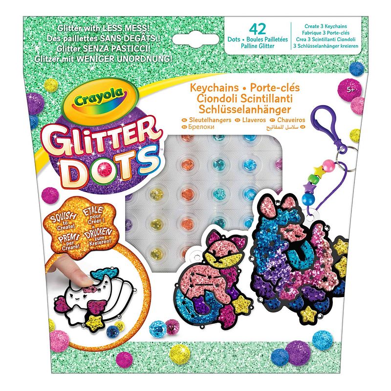 Foto van Crayola - - glitter dots sleutelhanger