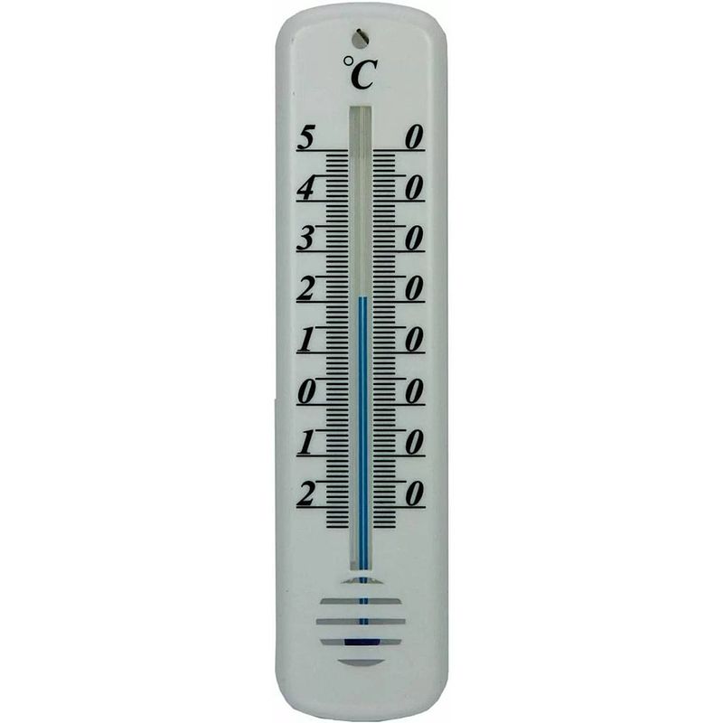 Foto van Talen tools - thermometer - kunststof - min/max - 14 cm