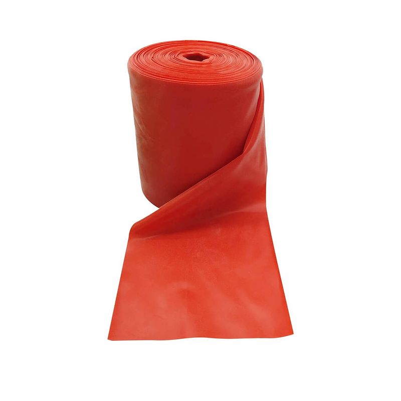 Foto van Sveltus latex weerstandsband zwaar op rol 15 cm x 25 m rood