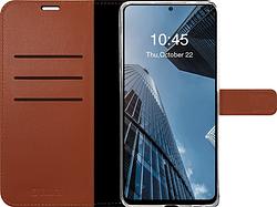 Foto van Valenta gel skin samsung galaxy a54 book case leer bruin