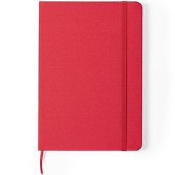 Foto van Luxe schriftje/notitieboekje rood met elastiek a5 formaat - schriften