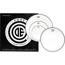 Foto van Code drum heads tpsigctdr signal rock pack 10-12-16 inch coated tomvellen + 14 inch coated snaredrumvel