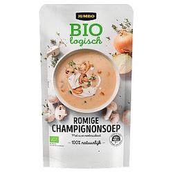 Foto van Jumbo βiologisch romige champignonsoep 570ml