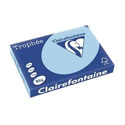 Foto van Clairefontaine trophée pastel a3 blauw, 80 g, 500 vel