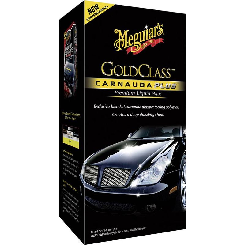 Foto van Meguiars gold class carnauba plus g7016 autowax 473 ml