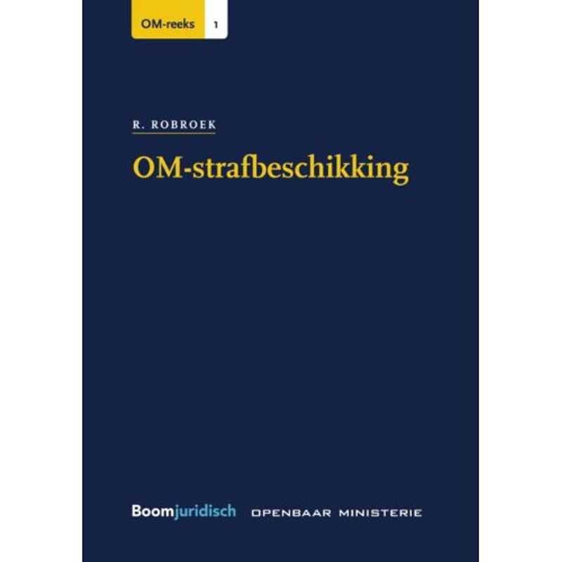 Foto van Om-strafbeschikking - om-reeks