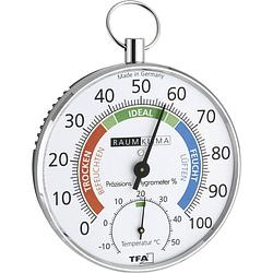 Foto van Tfa dostmann 45.2027 thermo- en hygrometer zilver