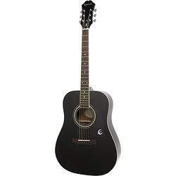 Foto van Epiphone songmaker dr-100 ebony akoestische westerngitaar