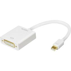 Foto van Logilink cv0037b adapter [1x mini-displayport stekker - 1x dvi-bus 24+5-polig] wit 15.00 cm