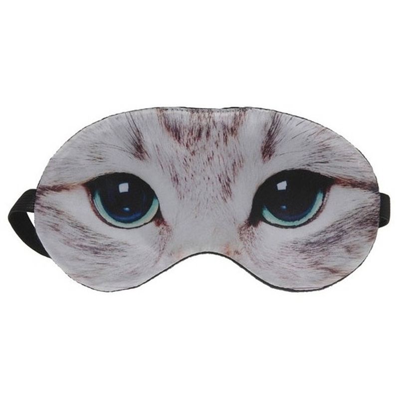 Foto van Dieren slaapmasker/oogmasker poes/kat - slaapmaskers