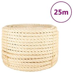 Foto van Vidaxl touw 20 mm 25 m 100% sisal