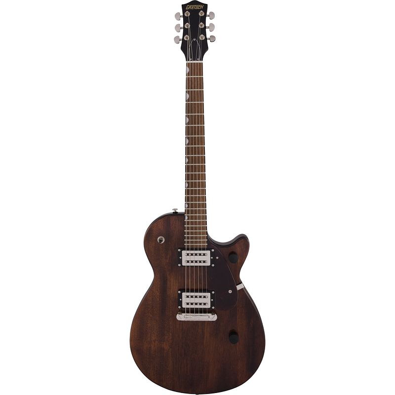 Foto van Gretsch g2210 streamliner junior jet club imperial stain elektrische gitaar